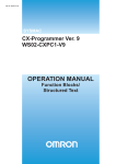 CX-Programmer Operation Manual
