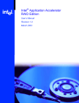 Intel(R) Application Accelerator RAID Edition User`s Manual