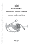 NEDSP1062-KBD PDF operating manual