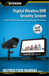 Digital Wireless DVR Security System
