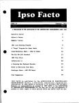 Ipso Facto Issue 33