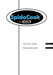 Unox user manual "SpidoCook"