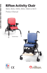 Rifton Activity Chair User`s Manual