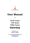 User Manual Gateway