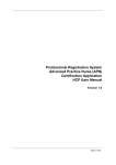 (APN) Certification Application HCP User Manual