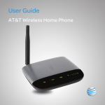 User Guide - AT&T Wireless Home Phone Base