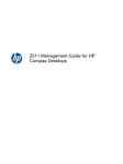 2011 Management Guide for HP Compaq Desktops