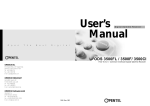 User`s Manual ODS 3500FL / 3500F/ 3500CI