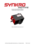 DC750 User Manual ©2012 Synkromotive, LLC. All rights reserved