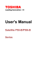 P50-B, P50t-B User`s Manual - Pdfstream.manualsonline.com