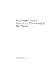 Matchmaker Library Construction & Screening Kits User Manual