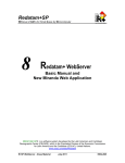 Redatam+ WebServer Basic Manual and New Miranda Web
