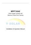 MPPT2024Z User`s Manual - YSmart Technology Co.,Ltd