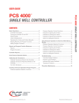 PCS 4000 Single Well Controller User Guide