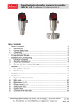 BTA-060 - Operating Instructions PASCAL CS