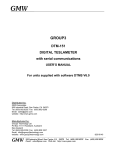 DTM -151-S Manual