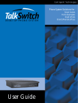 TalkSwitch User Guide