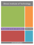2015-2016 Residence Hall Handbook - Illinois Institute of Technology