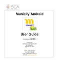 Pre v3.0 Municity Android User Manual