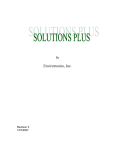 Solutions Plus™ Programmer/Controller User Manual Version 3