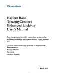 E-Lockbox User Manual