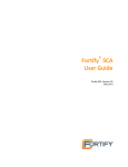 Fortify SCA User Guide