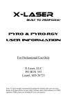PYRO Manual IIIA 07-09 - Pro Audio And Lighting