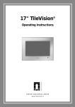 TV17FR2P: TileVision 17 Operating Instructions