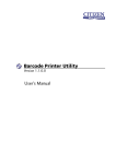 Barcode Printer Utility User`s Manual