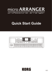 microARRANGER Quick Start Guide