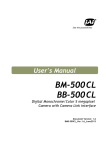 JAI BM(B)-500 CL Manual