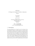 PHYSOP A Package for Operator Calculus in Quantum Theory