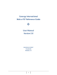 Cenergy International Web e-FST Reference Guide User Manual