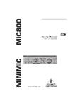 Manual - MCM Electronics