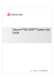 User Guide for Polycom RSS 4000 System, Version 8.0
