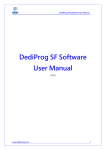 DediProg SF Software User Manual
