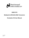 (M-LVDS) Transceiver Evaluation Kit User Manual