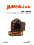 JuicedLink JL-DT454 Preamplifier user manual Rev 1.05