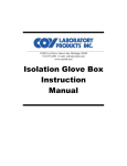 Isolation Glove Box Instruction Manual