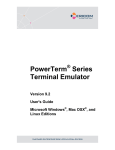 PowerTerm Series Terminal Emulator User`s
