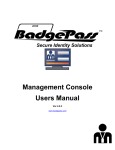 BadgePass Management Console User Manual 4_0_3