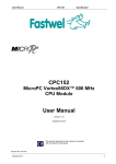 CPС152 User Manual