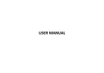 USER MANUAL