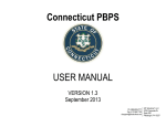 Connecticut PBPS USER MANUAL
