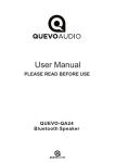 User Manual - Quevo Audio