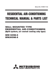 residential air-conditioning technical manual & parts list