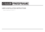 FreeFrame Mobile Stand User manual