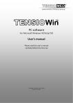 TensioMed® TensioWin™ software