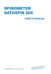 SPIROMETER DATOSPIR 600