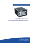 Operation Manual for - Bartington Instruments